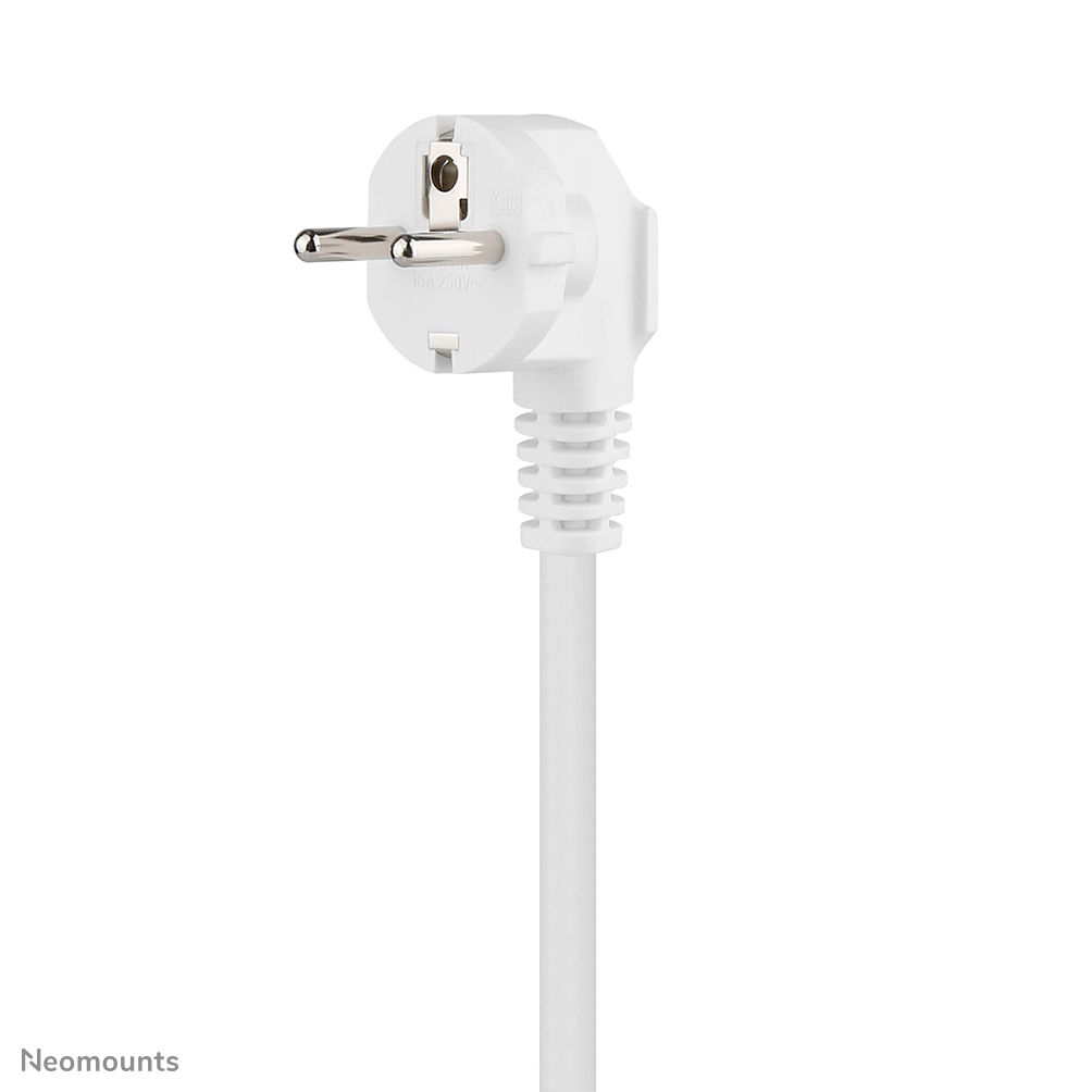 Neomounts DS22-840WH6 Tischsteckdose mit Klemme und USB-C- und USB-A-Anschlüssen - Schnellladung